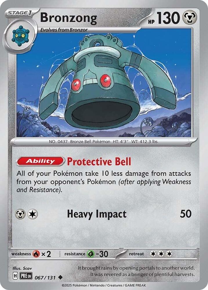 Bronzong (067/131) [Scarlet & Violet: Prismatic Evolutions] | Gear Gaming Fayetteville