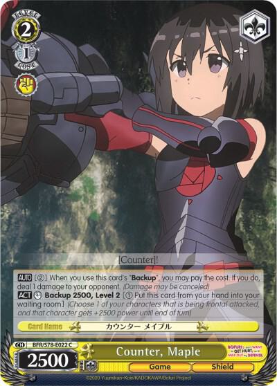 Counter, Maple - [BOFURI: I Don't Want to Get Hurt, so I'll Max Out My Defense] | Gear Gaming Fayetteville