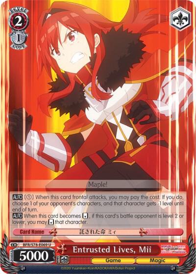 Entrusted Lives, Mii - [BOFURI: I Don't Want to Get Hurt, so I'll Max Out My Defense] | Gear Gaming Fayetteville