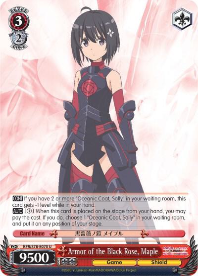 Armor of the Black Rose, Maple - [BOFURI: I Don't Want to Get Hurt, so I'll Max Out My Defense] | Gear Gaming Fayetteville