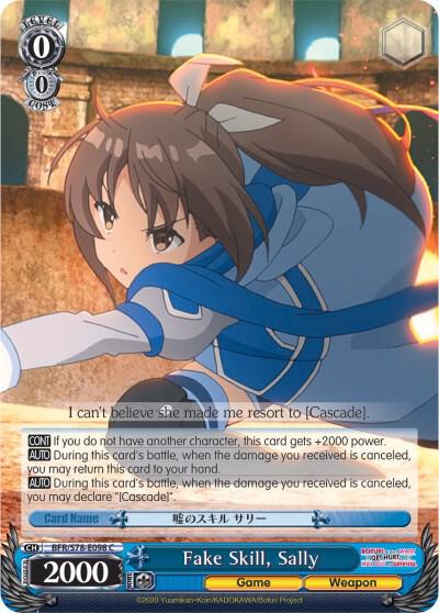 Fake Skill, Sally - [BOFURI: I Don't Want to Get Hurt, so I'll Max Out My Defense] | Gear Gaming Fayetteville