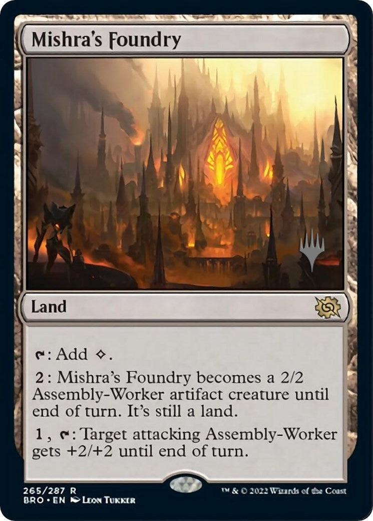 Mishra's Foundry (Promo Pack) [The Brothers' War Promos] | Gear Gaming Fayetteville