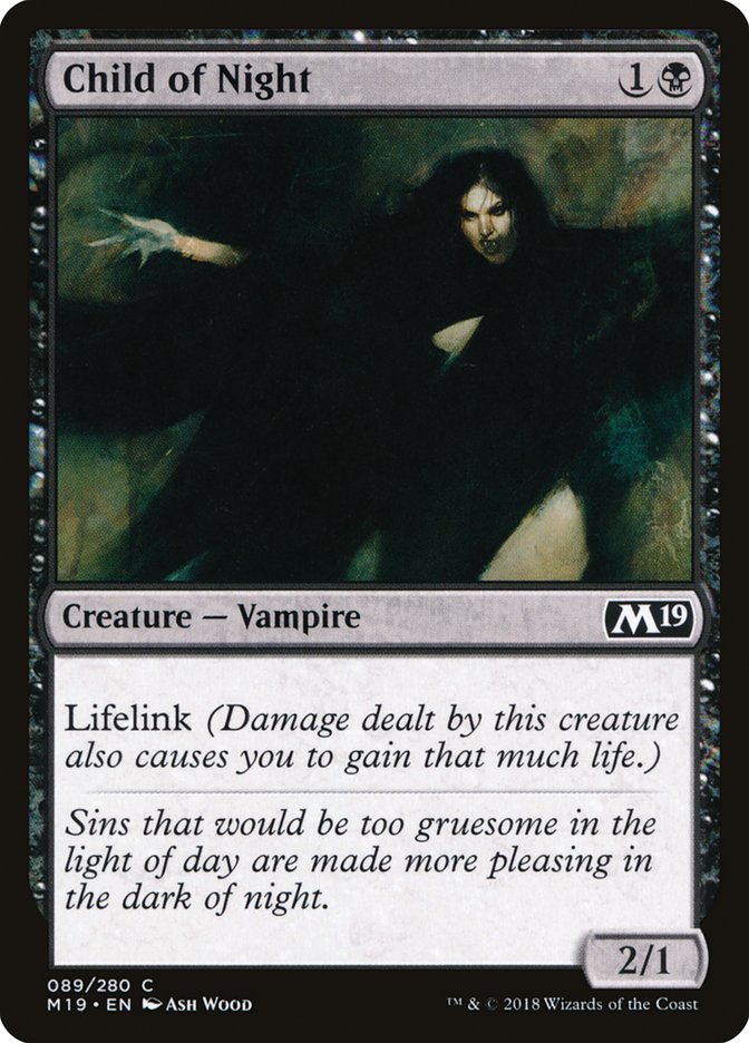 Child of Night [Core Set 2019] | Gear Gaming Fayetteville