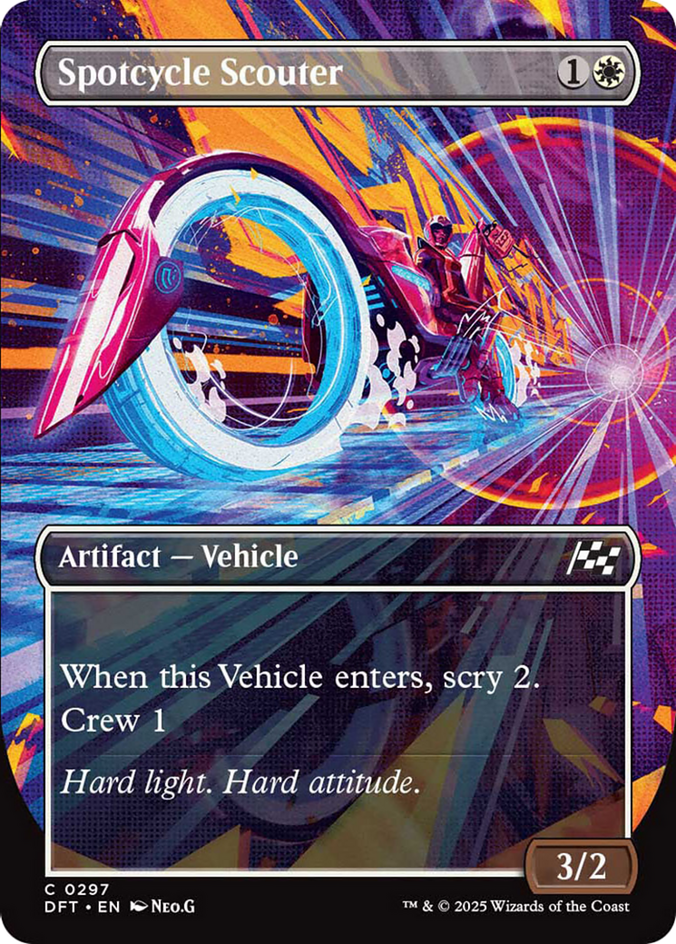 Spotcycle Scouter (Borderless) [Aetherdrift] | Gear Gaming Fayetteville