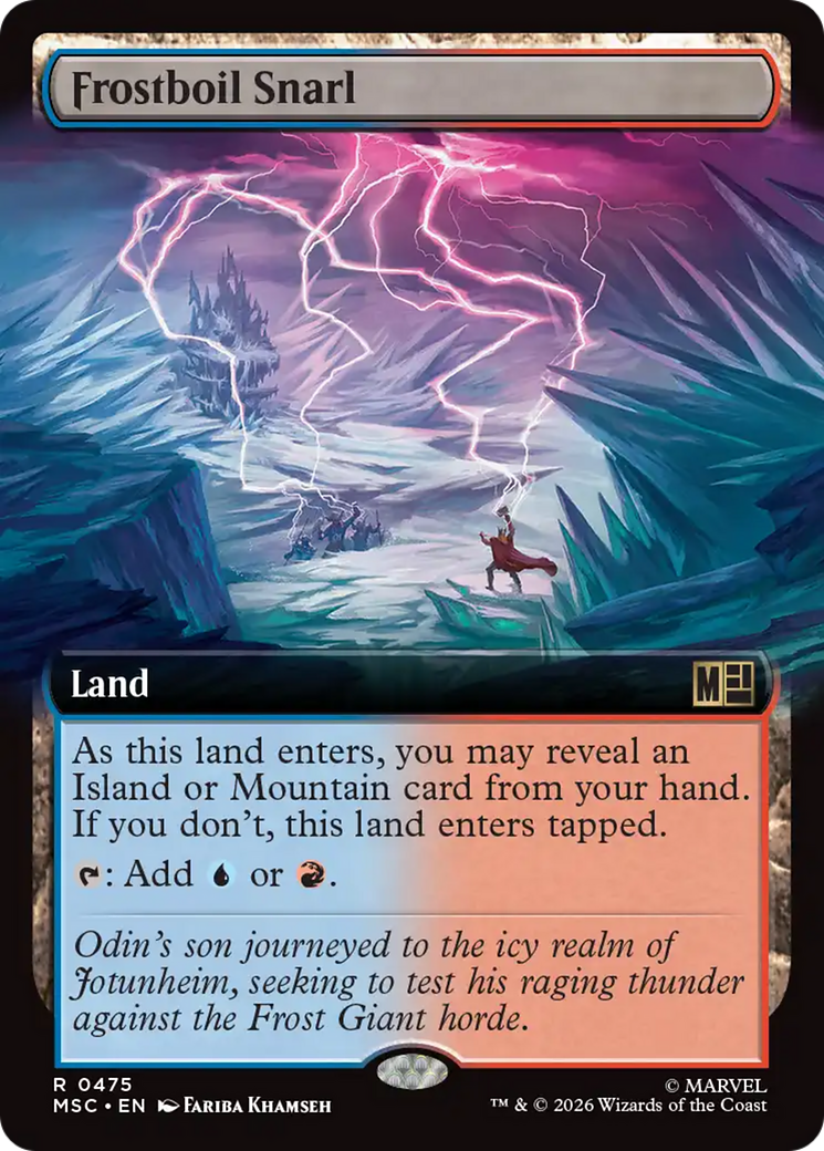 Frostboil Snarl (Extended Art) [Marvel Super Heroes Commander] | Gear Gaming Fayetteville