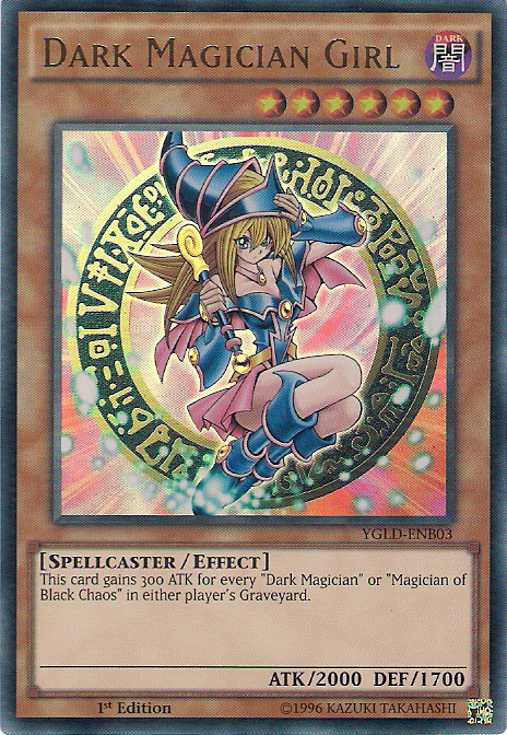 Dark Magician Girl [YGLD-ENB03] Ultra Rare | Gear Gaming Fayetteville