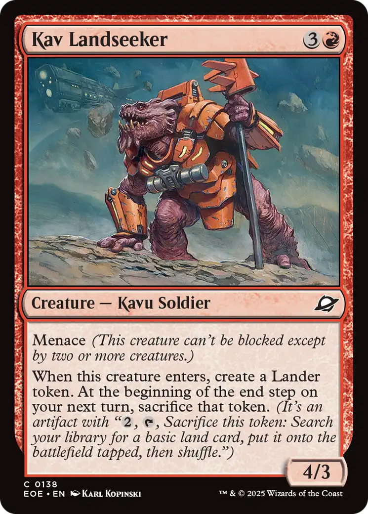 Kav Landseeker [Edge of Eternities] | Gear Gaming Fayetteville