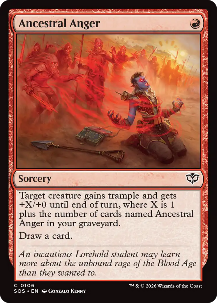 Ancestral Anger [Secrets of Strixhaven] | Gear Gaming Fayetteville
