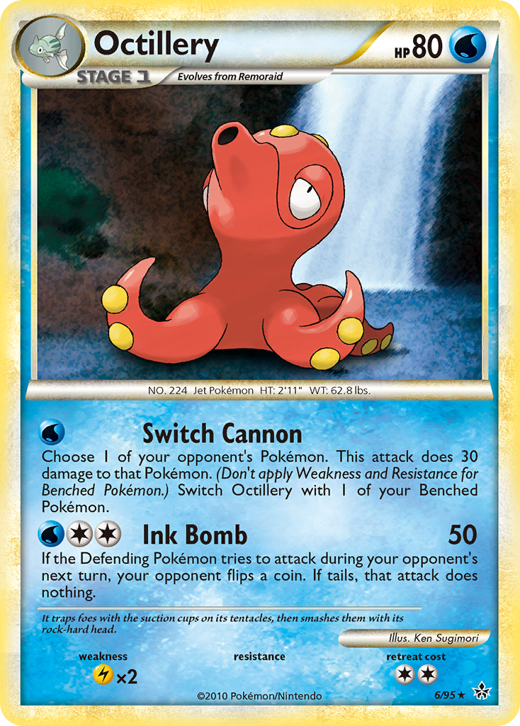 Octillery (6/95) [HeartGold & SoulSilver: Unleashed] | Gear Gaming Fayetteville