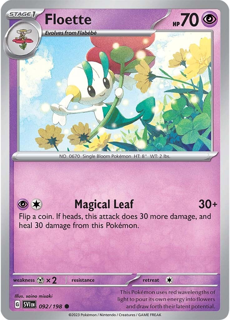 Floette (092/198) [Scarlet & Violet: Base Set] | Gear Gaming Fayetteville