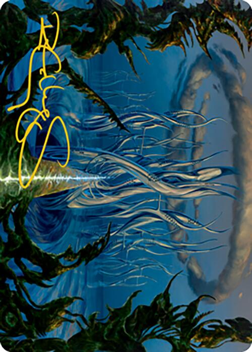 Tanglepool Bridge Art Card (Gold-Stamped Signature) [Modern Horizons 2 Art Series] | Gear Gaming Fayetteville