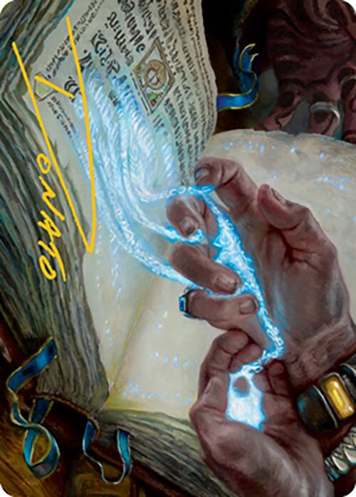 Mystic Redaction Art Card (Gold-Stamped Signature) [Modern Horizons 2 Art Series] | Gear Gaming Fayetteville