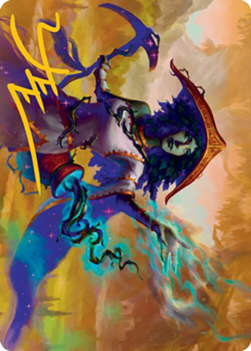 Sythis, Harvest's Hand Art Card (Gold-Stamped Signature) [Modern Horizons 2 Art Series] | Gear Gaming Fayetteville