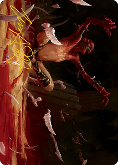 Bone Shards Art Card (Gold-Stamped Signature) [Modern Horizons 2 Art Series] | Gear Gaming Fayetteville