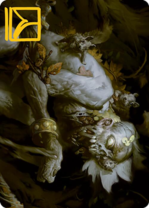 Nested Shambler Art Card (Gold-Stamped Signature) [Modern Horizons 2 Art Series] | Gear Gaming Fayetteville