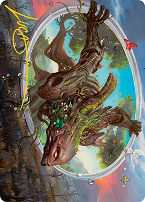 Gaea's Will Art Card (Gold-Stamped Signature) [Modern Horizons 2 Art Series] | Gear Gaming Fayetteville