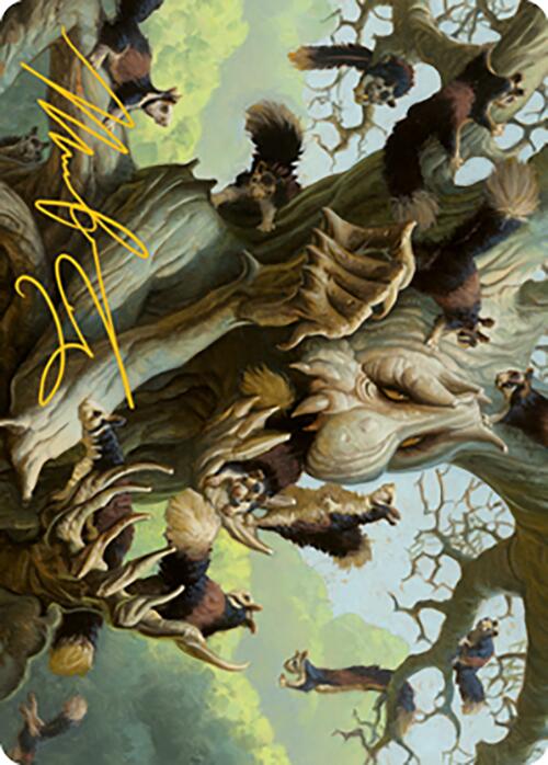 Scurry Oak Art Card (Gold-Stamped Signature) [Modern Horizons 2 Art Series] | Gear Gaming Fayetteville