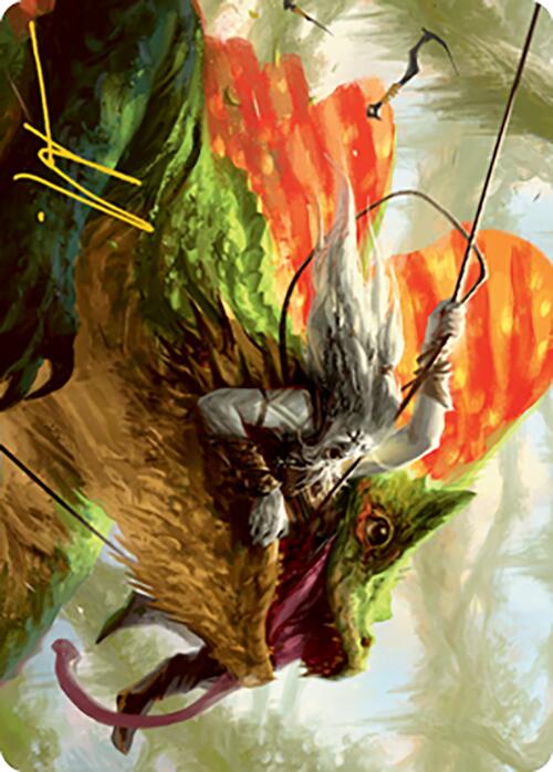 Captured by Lagacs Art Card (Gold-Stamped Signature) [Modern Horizons 2 Art Series] | Gear Gaming Fayetteville