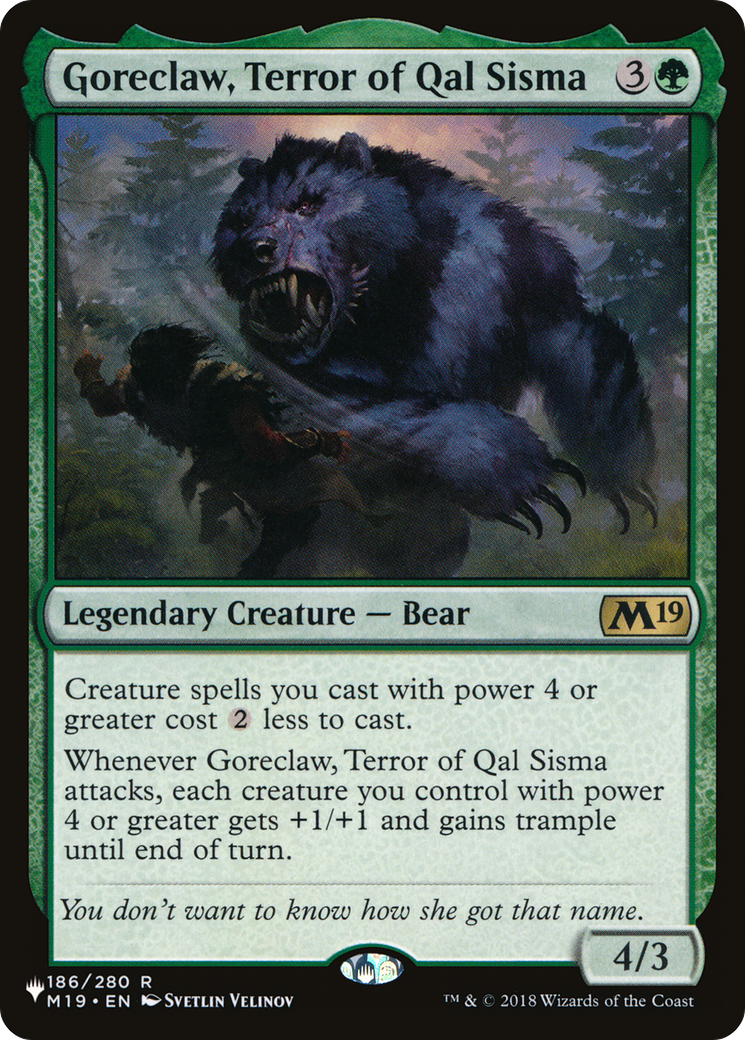 Goreclaw, Terror of Qal Sisma [The List] | Gear Gaming Fayetteville