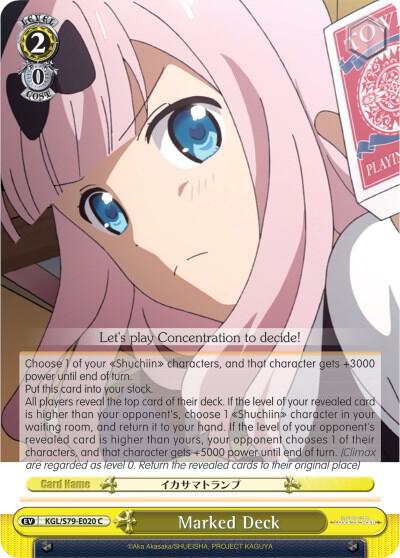Marked Deck - [Kaguya-sama: Love is War] | Gear Gaming Fayetteville