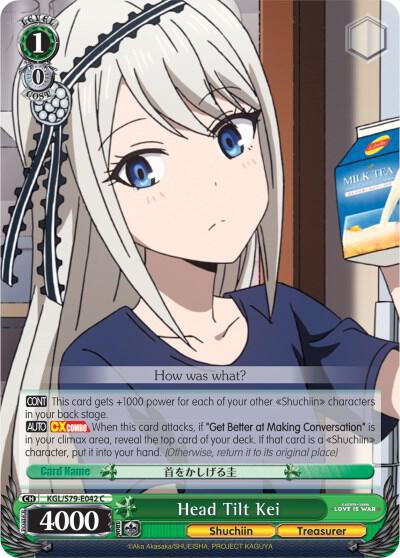 Head Tilt Kei - [Kaguya-sama: Love is War] | Gear Gaming Fayetteville