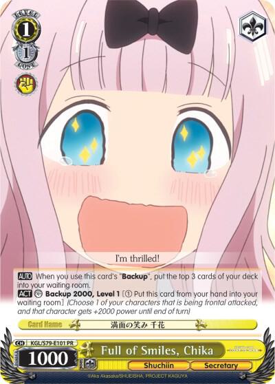 Full of Smiles, Chika - [Kaguya-sama: Love is War] | Gear Gaming Fayetteville