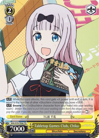Tabletop Games Club, Chika - [Kaguya-sama: Love is War] | Gear Gaming Fayetteville