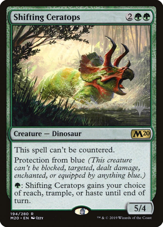 Shifting Ceratops (Promo Pack) [Core Set 2020 Promos] | Gear Gaming Fayetteville