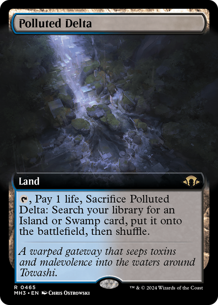 Polluted Delta (Extended Art) [Modern Horizons 3] | Gear Gaming Fayetteville