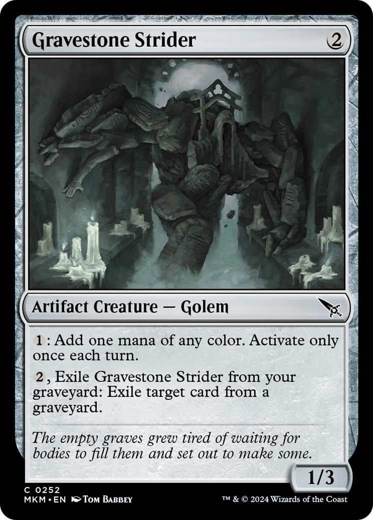 Gravestone Strider [Murders at Karlov Manor] | Gear Gaming Fayetteville