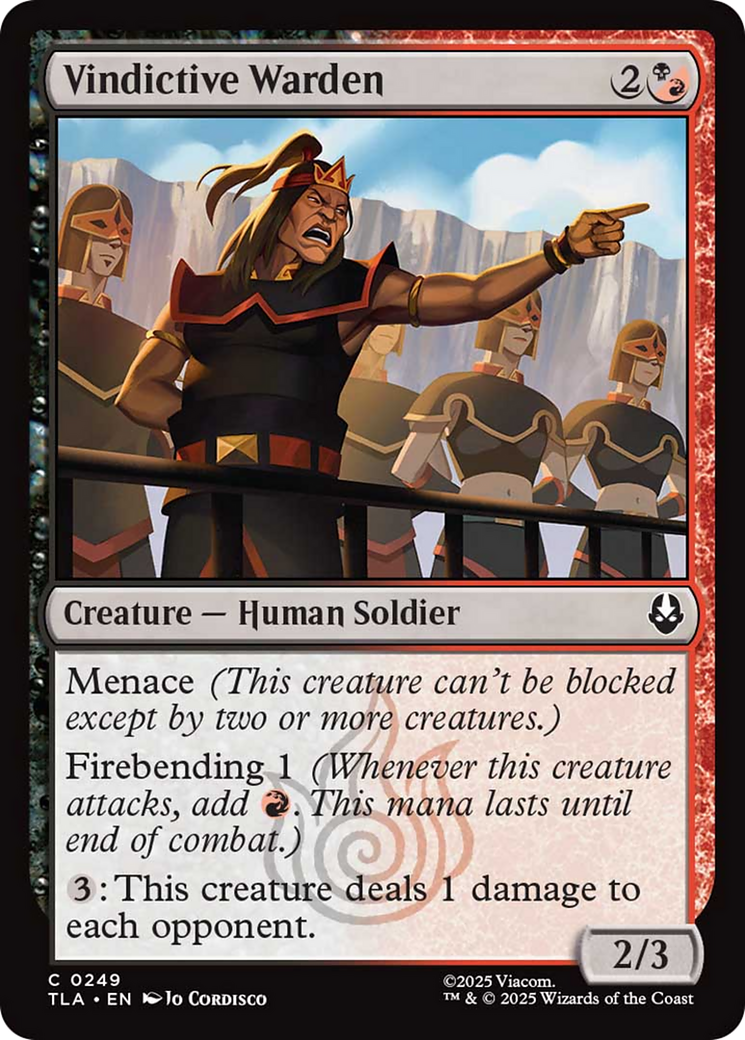 Vindictive Warden [Avatar: The Last Airbender] | Gear Gaming Fayetteville