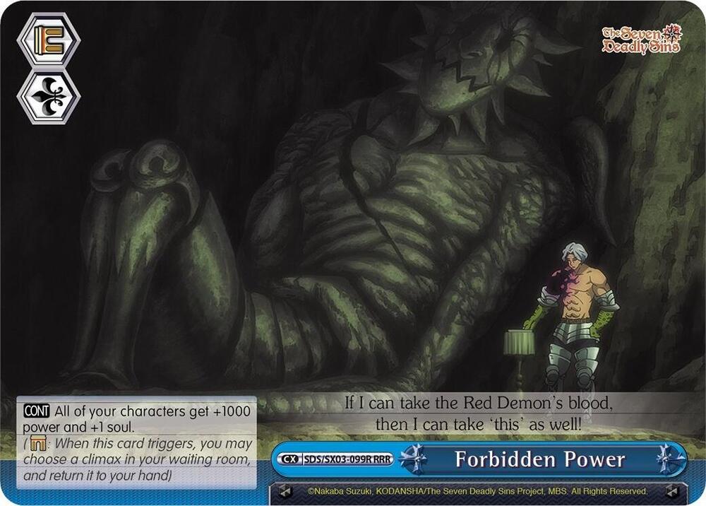 Forbidden Power (RRR) - [The Seven Deadly Sins] | Gear Gaming Fayetteville
