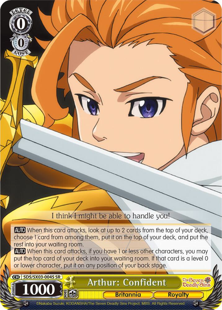 Arthur: Confident (SR) - [The Seven Deadly Sins] | Gear Gaming Fayetteville