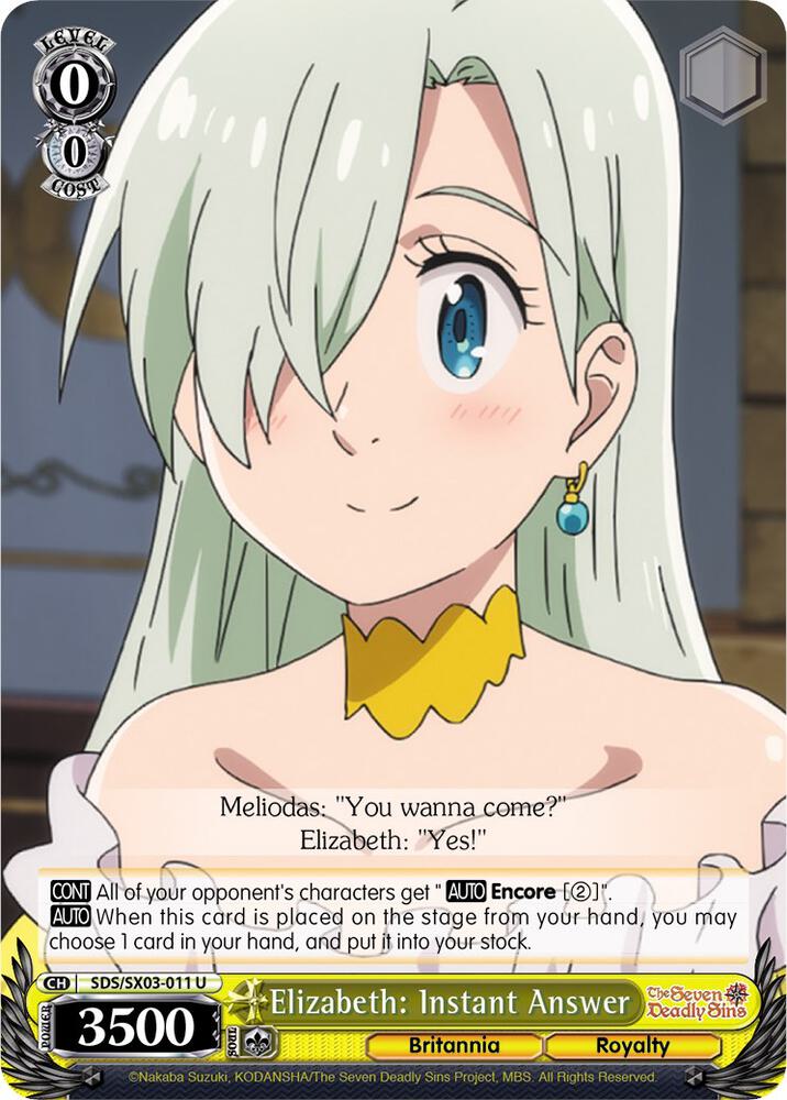 Elizabeth: Instant Answer - [The Seven Deadly Sins] | Gear Gaming Fayetteville