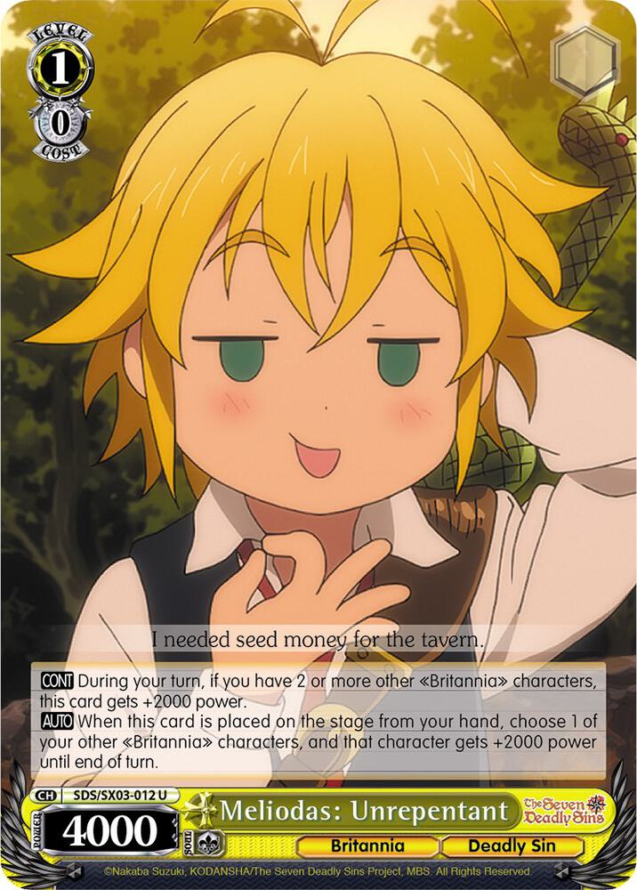 Meliodas: Unrepentant - [The Seven Deadly Sins] | Gear Gaming Fayetteville