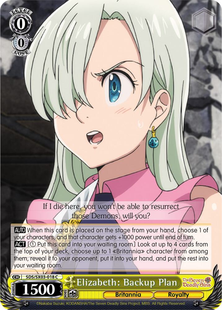 Elizabeth: Backup Plan - [The Seven Deadly Sins] | Gear Gaming Fayetteville