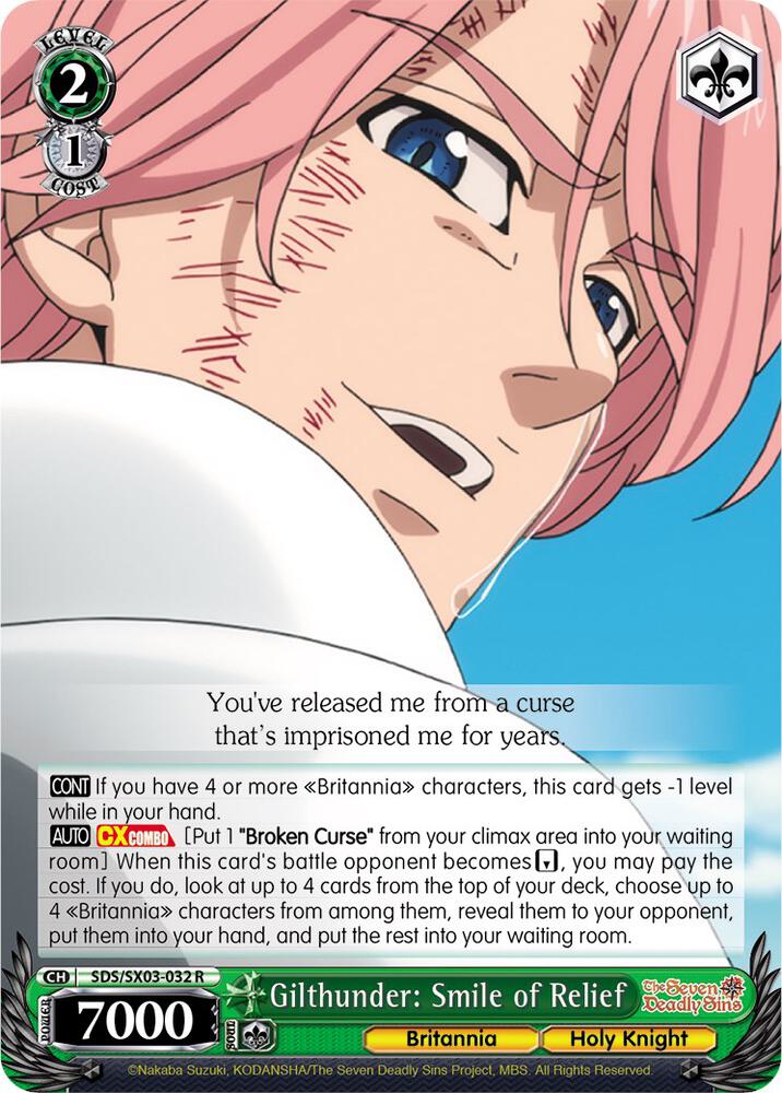 Gilthunder: Smile of Relief - [The Seven Deadly Sins] | Gear Gaming Fayetteville