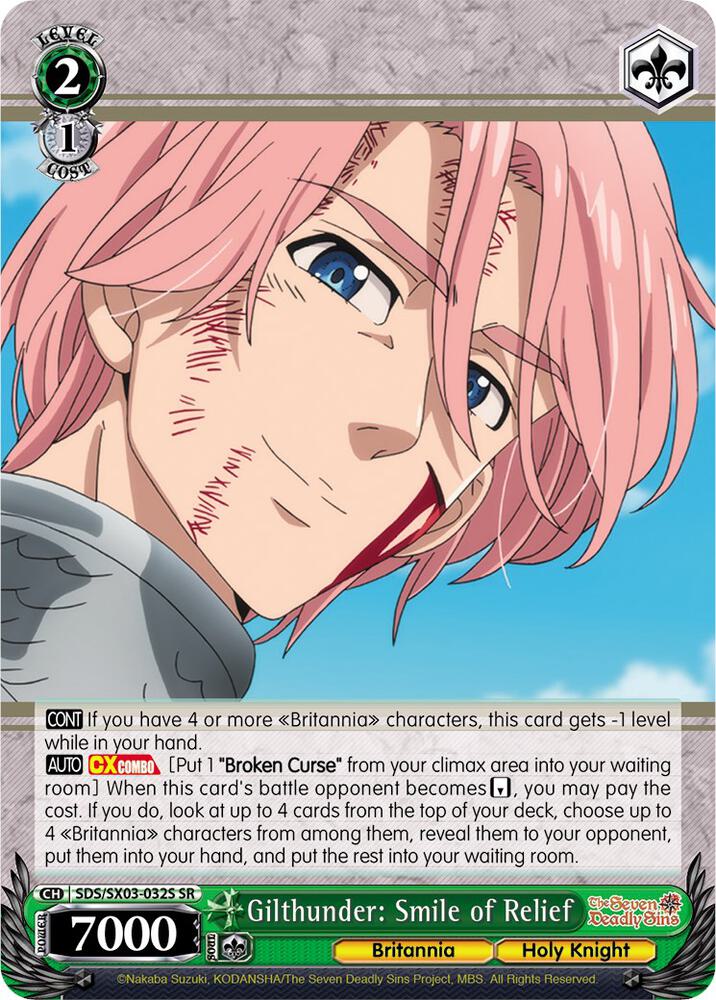 Gilthunder: Smile of Relief (SR) - [The Seven Deadly Sins] | Gear Gaming Fayetteville