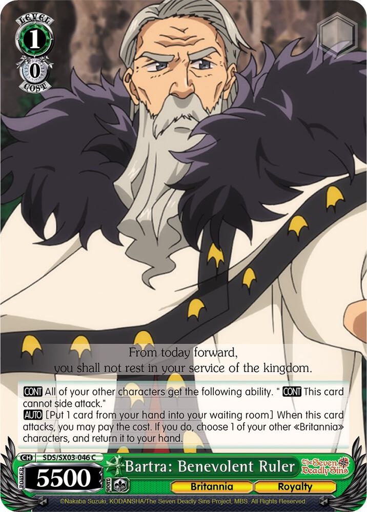 Bartra: Benevolent Ruler - [The Seven Deadly Sins] | Gear Gaming Fayetteville