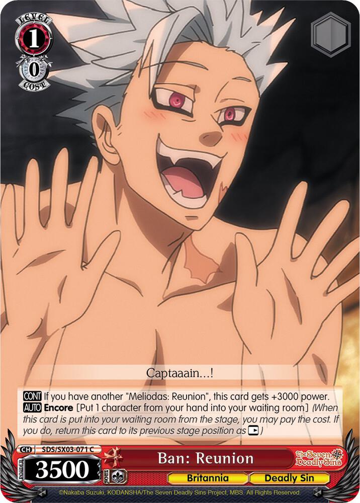 Ban: Reunion - [The Seven Deadly Sins] | Gear Gaming Fayetteville
