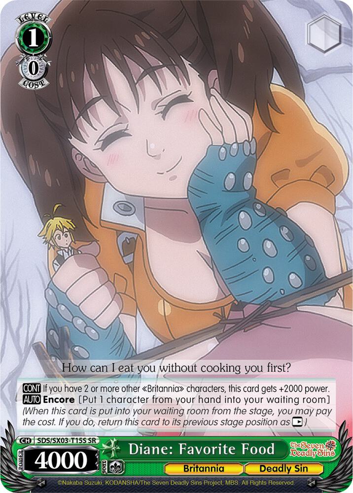 Diane: Favorite Food (SR) - [The Seven Deadly Sins] | Gear Gaming Fayetteville