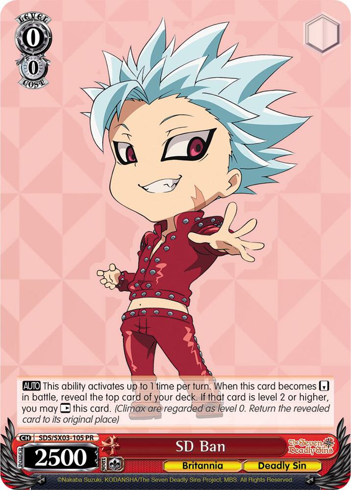 SD Ban - [The Seven Deadly Sins] | Gear Gaming Fayetteville
