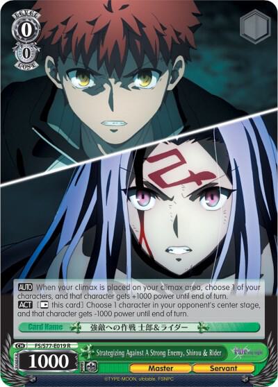 Strategizing Against A Strong Enemy, Shirou & Rider - [Fate/stay night [Heaven’s Feel] Vol.2] | Gear Gaming Fayetteville
