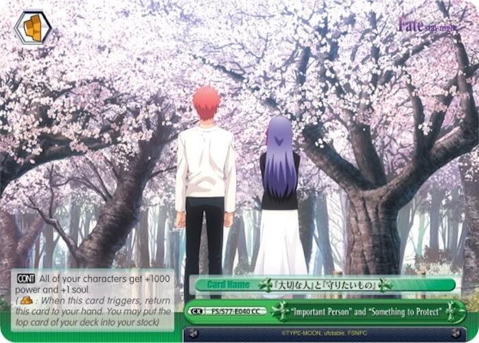 "Important Person" and "Something to Protect" - [Fate/stay night [Heaven’s Feel] Vol.2] | Gear Gaming Fayetteville