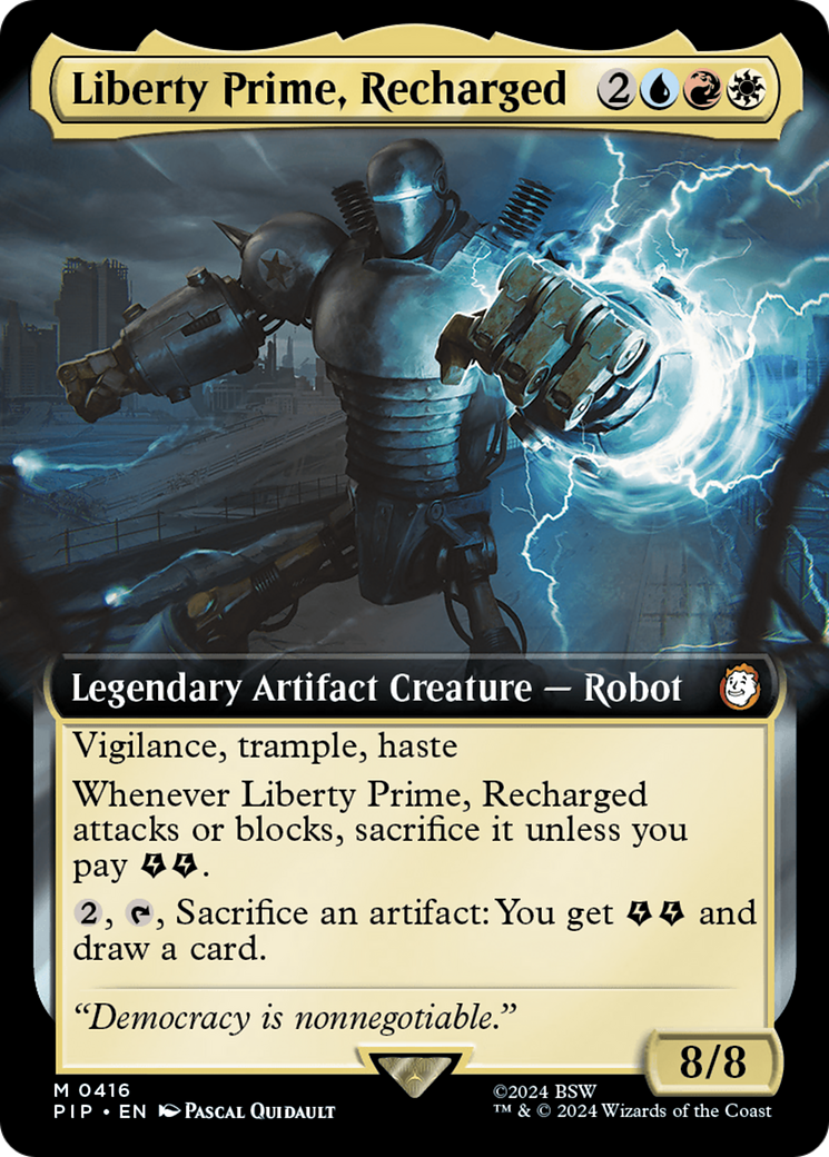 Liberty Prime, Recharged (Extended Art) [Fallout] | Gear Gaming Fayetteville