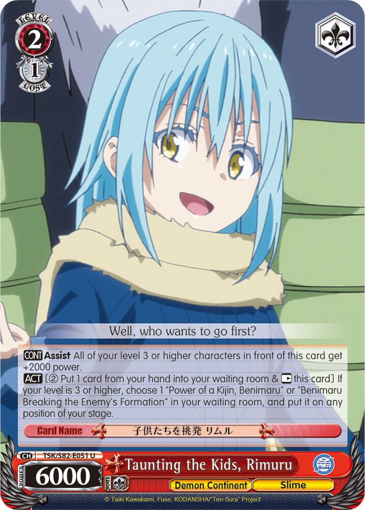 Taunting the Kids, Rimuru - [That Time I Got Reincarnated as a Slime Vol.2] | Gear Gaming Fayetteville