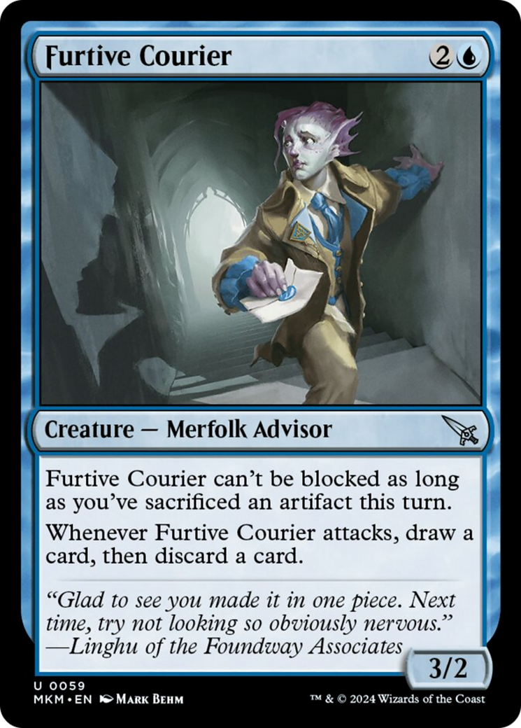 Furtive Courier [Murders at Karlov Manor] | Gear Gaming Fayetteville