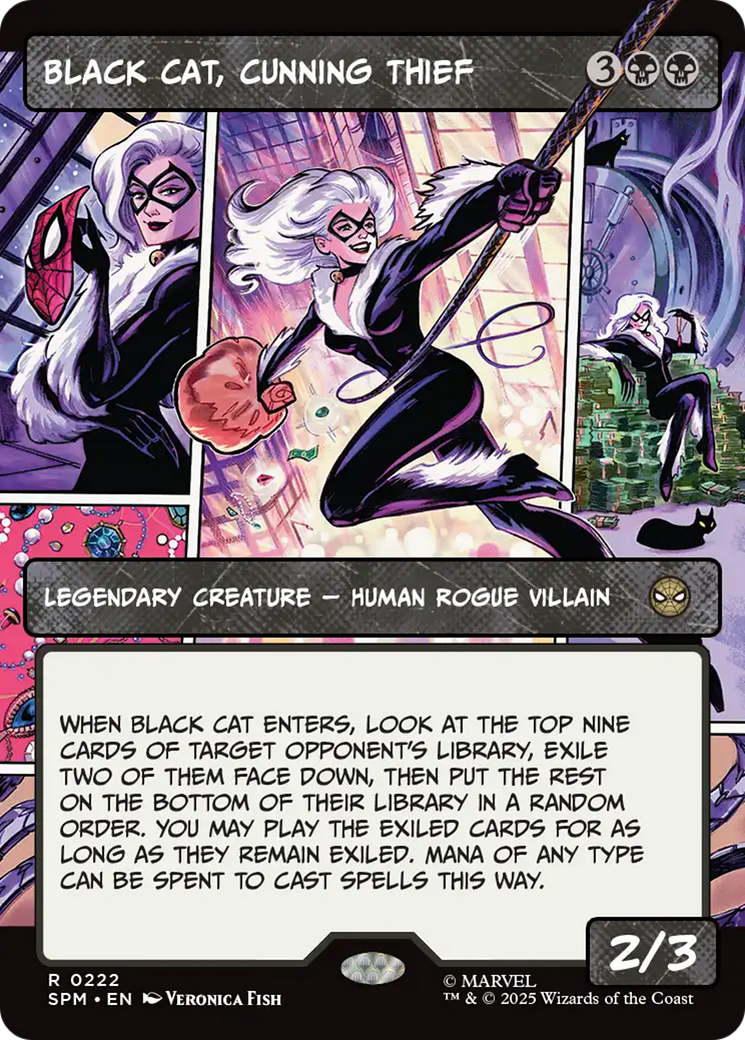 Black Cat, Cunning Thief (Borderless) [Marvel's Spider-Man] | Gear Gaming Fayetteville