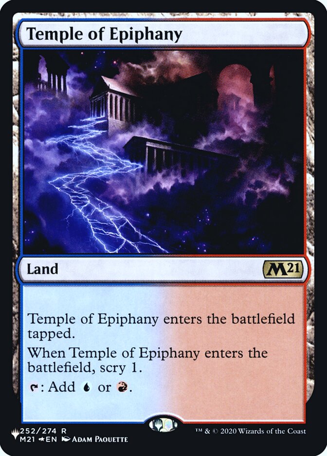 Temple of Epiphany [Secret Lair: Heads I Win, Tails You Lose] | Gear Gaming Fayetteville