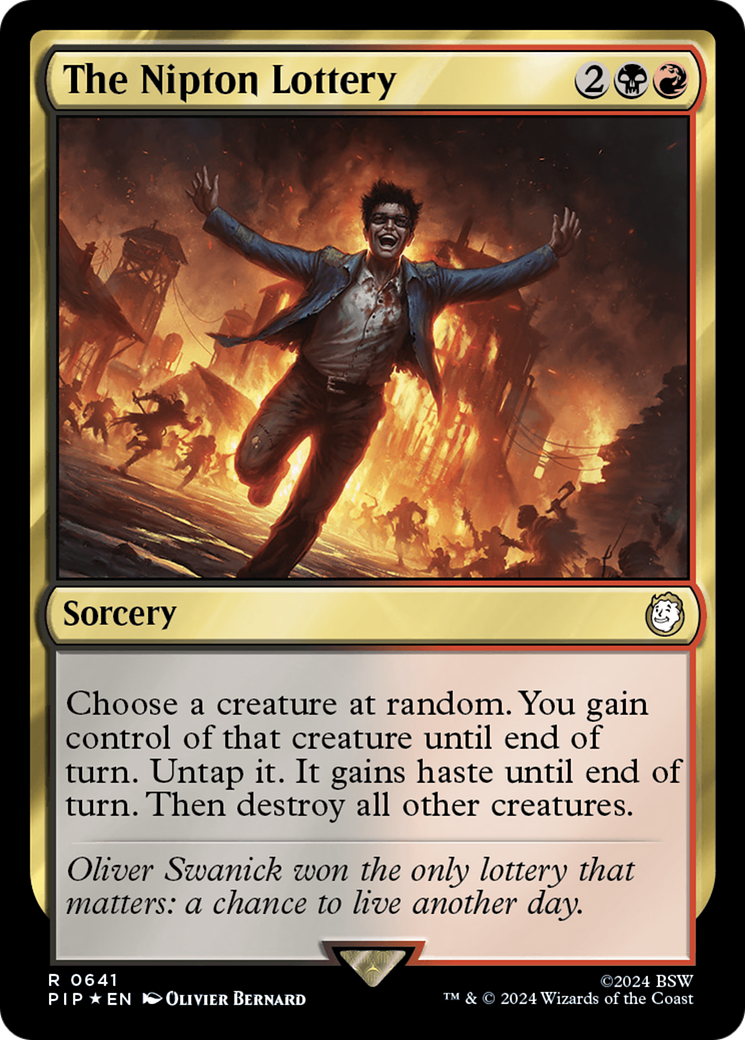 The Nipton Lottery (Surge Foil) [Fallout] | Gear Gaming Fayetteville
